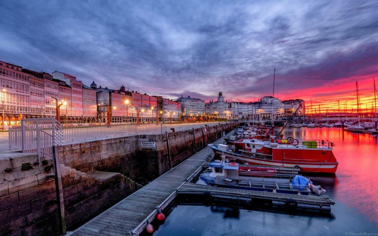 Apartamento En Pleno Centro Leilighet La Coruña Eksteriør bilde
