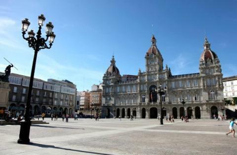 Apartamento En Pleno Centro Leilighet La Coruña Eksteriør bilde